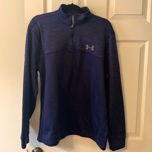 Navy Golf Pullover - under armour